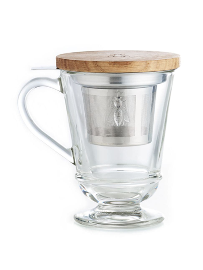 La Rochere Napoleon Bee 14 Ounce Tea Cup, Infuser And Lid In Clear