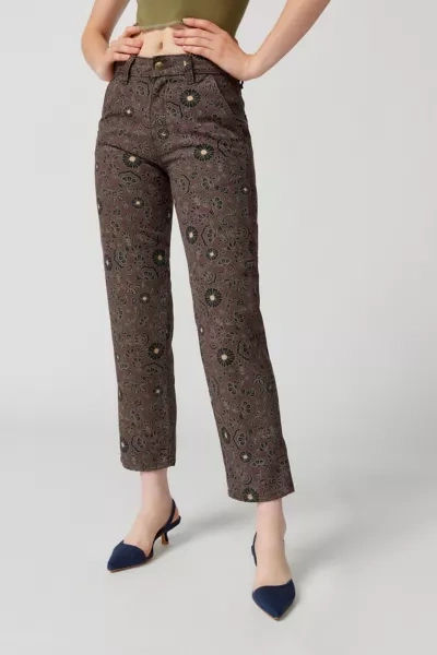 Dickies Ellis Floral Trouser Pant In Brown