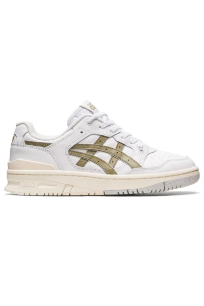 Asics Ex89 Sportstyle Sneakers In White/safari Khaki