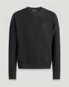 Belstaff Man Sweatshirt Black Size Xl Cotton In Black