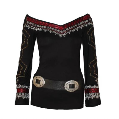Vintage Collection Women's Starlight Knit Top In Black