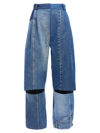A.w.a.k.e. Upcycled Denim Pants In Blue