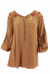 VINTAGE COLLECTION WOMEN'S SAHARA TUNIC IN CAMEL