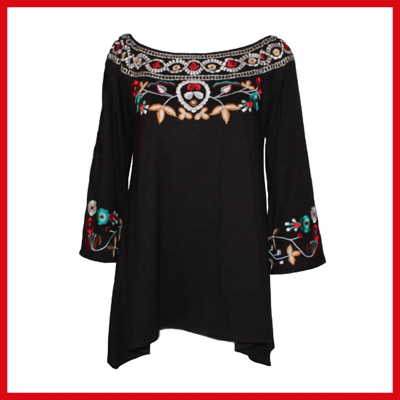 Vintage Collection Women's Patsy Tunic In Black