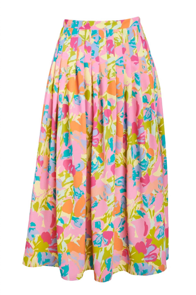Crosby By Mollie Burch Mallie Skirt In Floral Haze In Multi