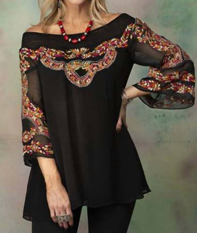 Vintage Collection Valery Tunic In Black