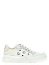 Mcm Skyward Low-top Sneakers In Visetos In White