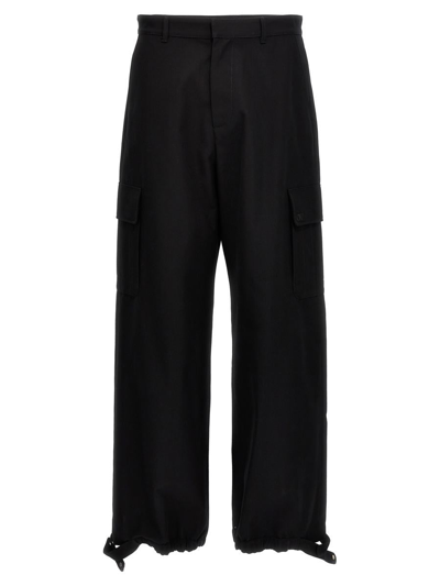 Off-white Straight-leg Cargo Pants In Black