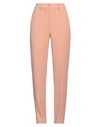 Soallure Woman Pants Beige Size 4 Polyester, Elastane In Pink