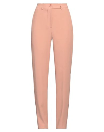 Soallure Woman Pants Blush Size 4 Polyester, Elastane In Pink