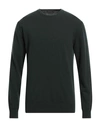 Daniele Fiesoli Man Sweater Dark Green Size Xxl Merino Wool, Cashmere