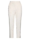Kaos Jeans Woman Pants Cream Size 8 Polyester, Polyamide, Elastane In White