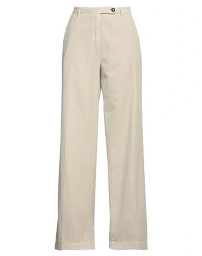 Massimo Alba Woman Pants Cream Size 8 Cotton In White