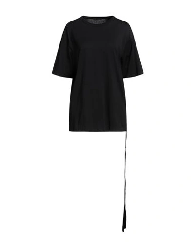 Ann Demeulemeester Woman T-shirt Black Size M Cotton