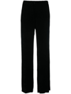 Antonelli High-rise Wide-leg Trousers In 黑色
