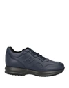 Hogan Man Sneakers Navy Blue Size 11 Soft Leather