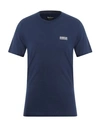 Barbour Man T-shirt Navy Blue Size Xl Cotton In Navy Blue