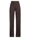 Pinko Woman Pants Brown Size 6 Wool, Polyester, Elastane