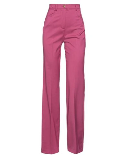 Pinko Woman Pants Mauve Size 4 Wool, Polyester, Elastane In Purple