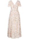 NEEDLE & THREAD TRAILING SEQUIN-EMBELLISHED GOWN