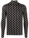 MARINE SERRE CRESCENT MOON TURTLE NECK TOP