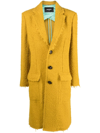 DSQUARED2 SINGLE-BREASTED BOUCLÉ TRENCH COAT