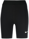 Nike High-waist Performance Shorts In Black