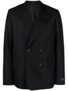 LANVIN CHECKED DOUBLE-BREASTED BLAZER