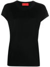 Wild Cashmere Annette Fine-knit Crew-neck Jumper In Black