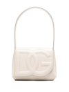 Dolce & Gabbana Dg Logo Leather Shoulder Bag In Neutrals