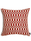 Fornasetti Outdoor Cushion Losanghe In Red