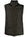 CANALI ZIP-UP PADDED VEST