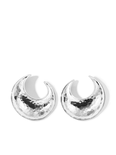 Ippolita Sterling Silver Classico Crescent Extra Large Earrings
