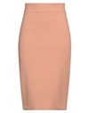 Elisabetta Franchi Woman Midi Skirt Pastel Pink Size 4 Polyester, Elastane