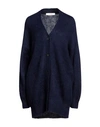 Jucca Woman Cardigan Navy Blue Size M Polyamide, Alpaca Wool, Mohair Wool
