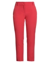 Pinko Woman Pants Red Size 8 Cotton, Elastane