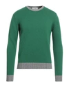 Della Ciana Man Sweater Green Size 38 Merino Wool, Cashmere