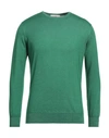 Della Ciana Man Sweater Green Size 40 Merino Wool