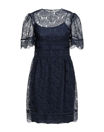 Alberta Ferretti Woman Midi Dress Navy Blue Size 8 Polyester