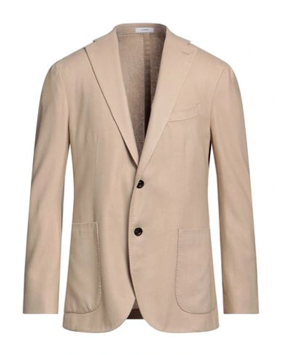 Boglioli Man Blazer Beige Size 38 Wool, Polyester In Beige