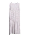 Biancoghiaccio Woman Mini Dress White Size 6 Cotton, Polyamide, Elastane