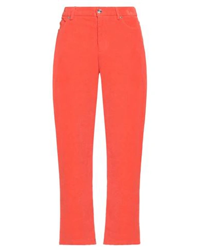 I Love Mp Woman Pants Tomato Red Size 29 Cotton, Elastane