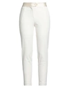 Imperial Woman Pants Ivory Size S Polyester, Viscose, Elastane In White