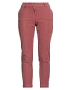 Blukey Woman Pants Antique Rose Size 6 Cotton, Elastane In Pink