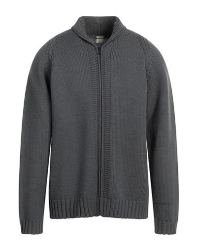 Massimo Alba Man Cardigan Lead Size S Wool In Grey