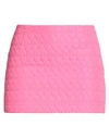 Marco Rambaldi Heart Quilted Mini Skirt In Pink