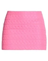 Marco Rambaldi Heart Quilted Mini Skirt In Fuchsia