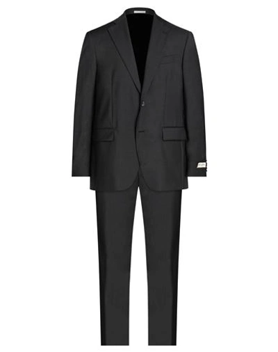 Angelo Nardelli Man Suit Steel Grey Size 46 Virgin Wool
