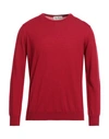 Della Ciana Man Sweater Red Size 42 Merino Wool