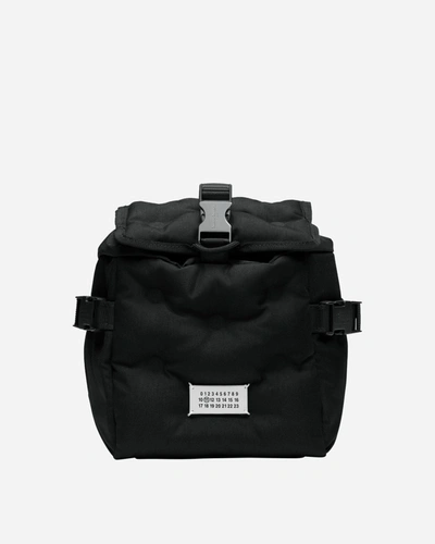 Maison Margiela Mens Black Glam Slam Shell Backpack